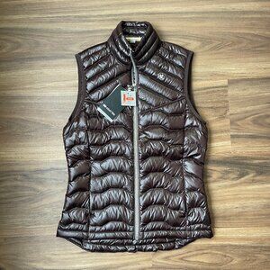 Women's Ariat Down Vest - Bronze / Brown - XS
